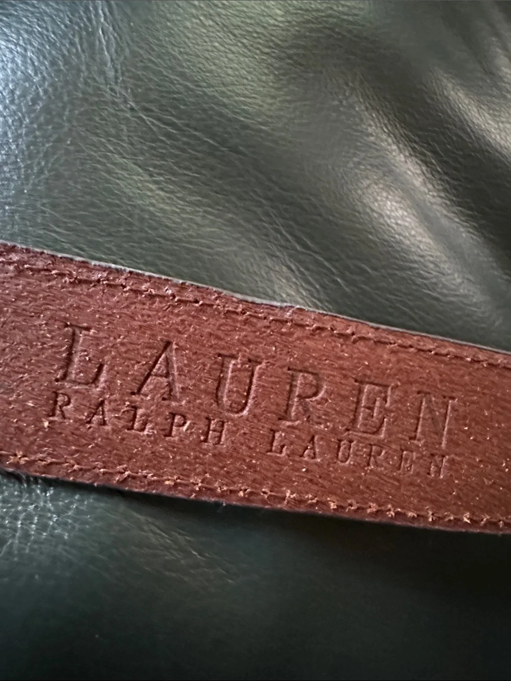 Lauren Ralph Lauren New Leather Men's Belt in Brown
